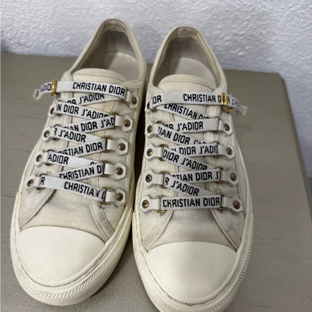 Dior Cream and White Women's Sneakers